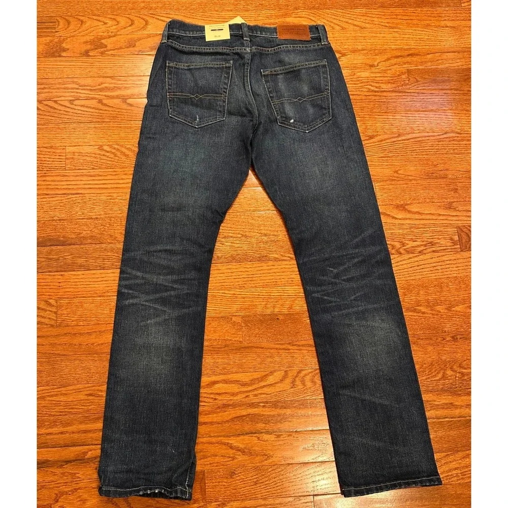 New Lucky‎ Brand x Yellowstone 223 Straight Leg Jeans Mens 29x32 Dark Wash Fade
